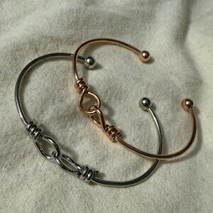 Bancroft - Montoya Knot Cuff - two-tone